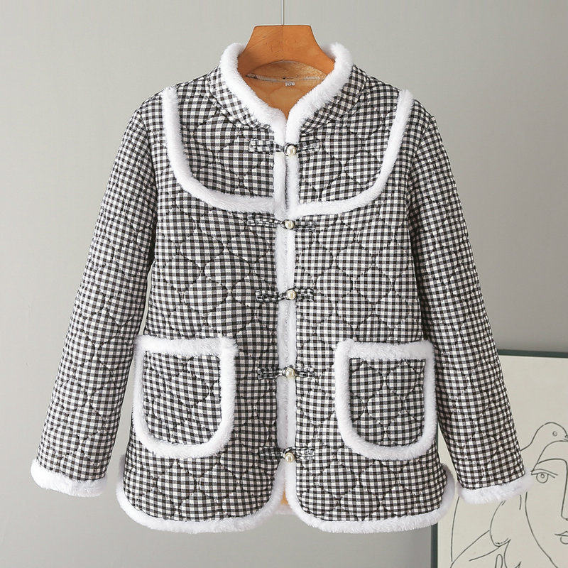 时尚新中式复古盘扣花棉袄女冬衣国风棉服加绒袄子加厚棉衣棉外套,女装/女士精品,棉衣/棉服,淘宝优惠券,粉丝福利购,淘宝优惠卷