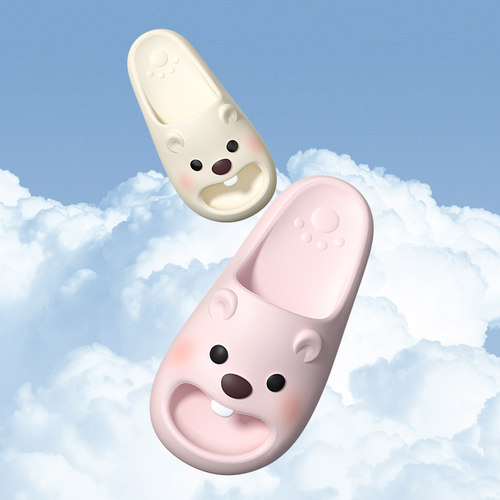 loopy少女心软底凉拖鞋