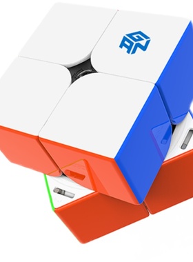 Gan251Mpro磁力二阶魔方专业比赛顺滑leap版UV防划钻面磁性可调