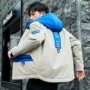 Mùa xuân và mùa thu 2019 áo khoác mới cho nam dụng cụ phiên bản Hàn Quốc của áo khoác trùm đầu hoang dã đẹp trai thương hiệu thủy triều - Áo khoác bomber nam