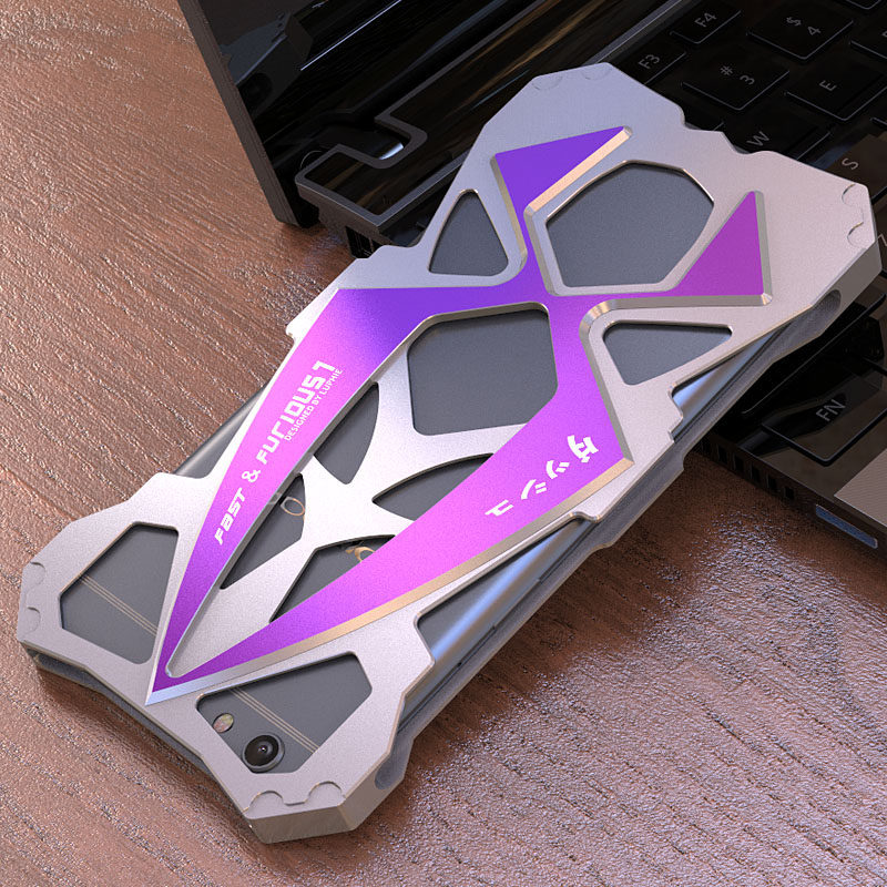 Luphie Roadster Sports Car Luxury Aluminum Metal Case Cover for OPPO R9s Plus & OPPO R9s