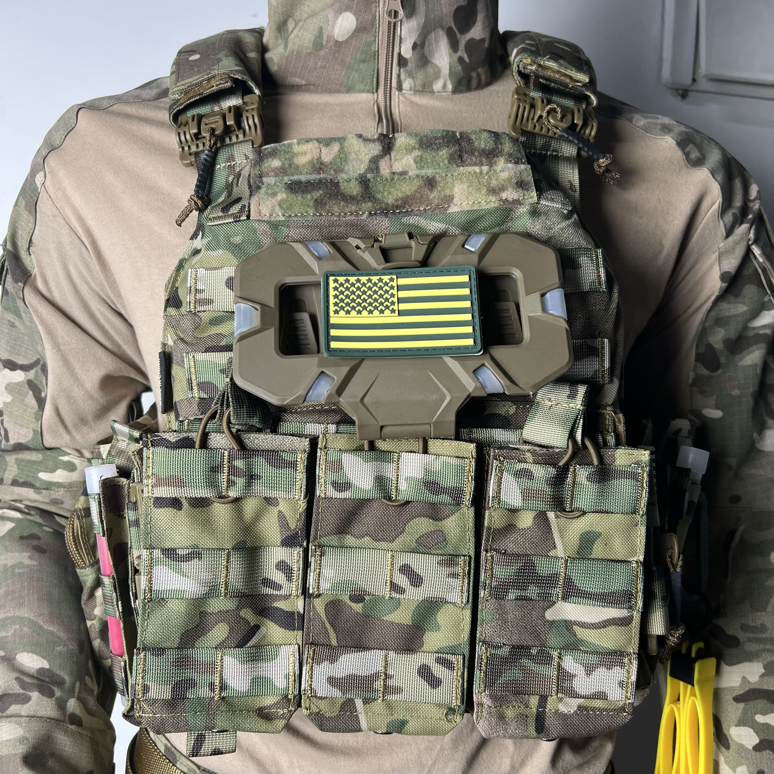 优质6094战术背心mc迷彩通用快拆马甲多功能cs野战下场装备