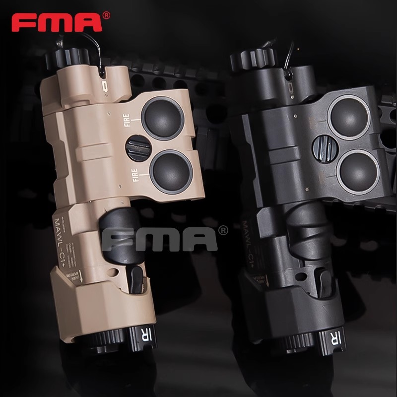 军迷下场FMA MAWL-C+激光指示器IR激光补光LED战术手电高功率电盒