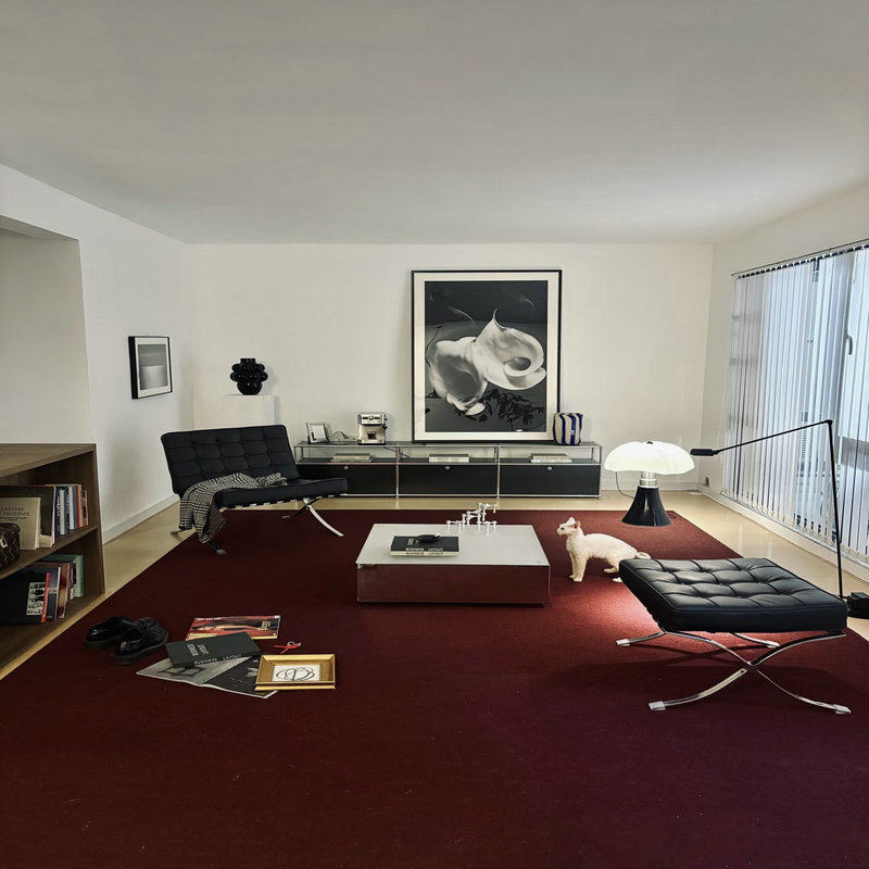 赤窖红中古风客厅地毯免洗可擦包豪斯蜜褐色现代家用大平层复古垫,居家布艺,地毯,淘宝优惠券,粉丝福利购,淘宝优惠卷