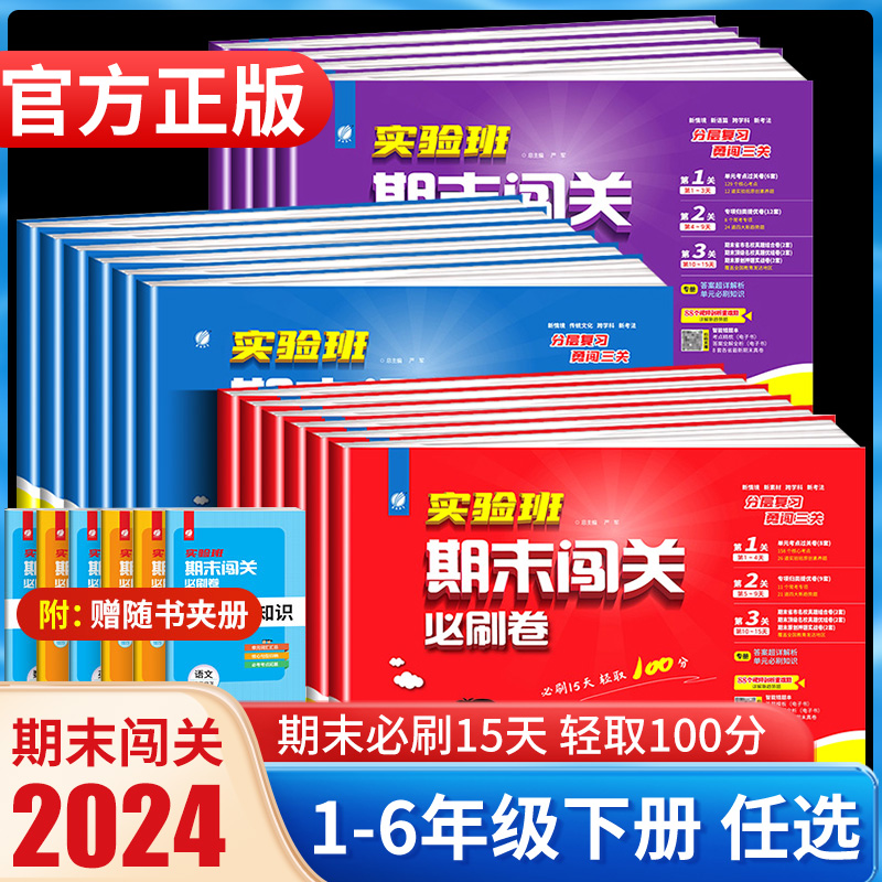 2024春小学实验班期末闯关必刷卷