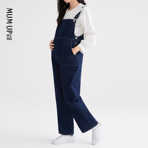 【新品】孕之优品孕妇牛仔背带裤2023新款秋季宽松秋冬孕妇裤女