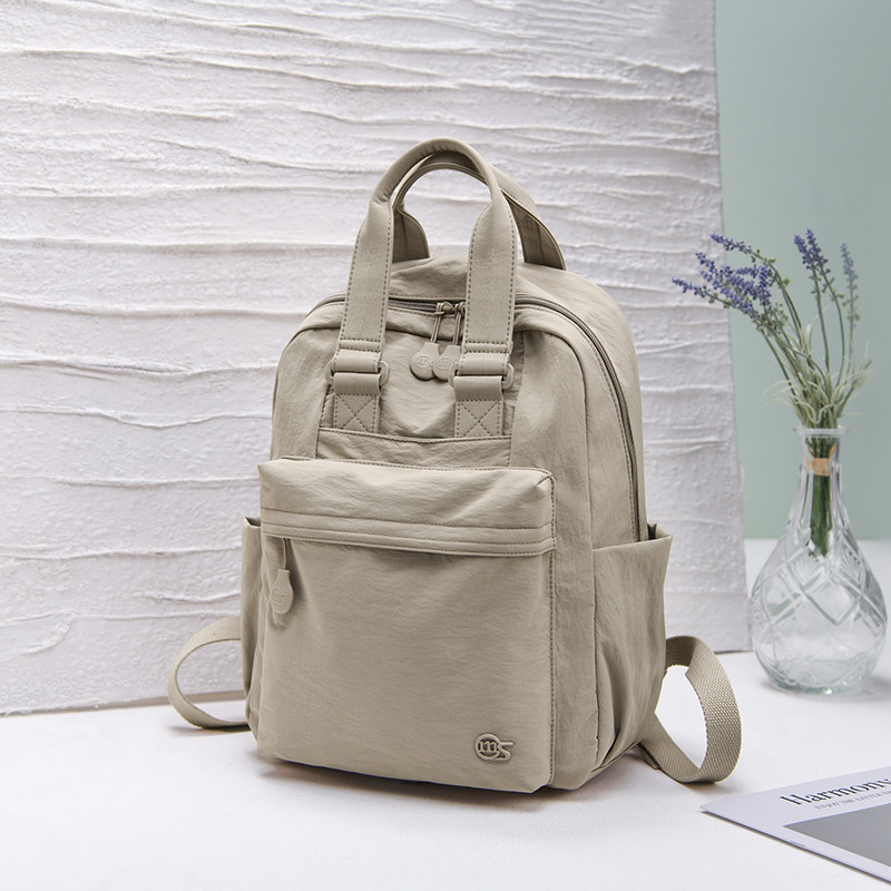 秋冬百搭双肩包女大容量多口袋高级感轻便通勤旅行户外电脑背包,箱包皮具/热销女包/男包,双肩背包,淘宝优惠券,粉丝福利购,淘宝优惠卷