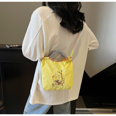 【轻薄mini】日系ball chain刺绣尼龙包防水手提单肩包环保手机包