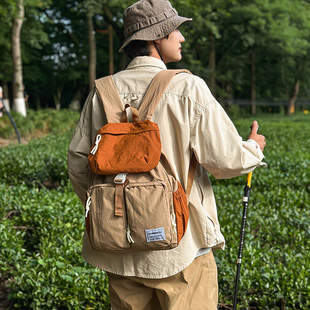 2025新款双肩包女旅游超轻便携徒步户外旅行双肩包轻量化登山背包