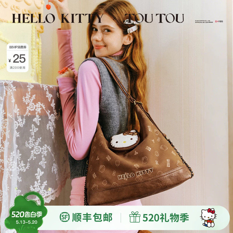 TOUTOUhellokitty三丽鸥正版凯蒂猫托特包哈喽kt大