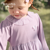 女宝宝连衣裙春季 莫代尔网纱裙春秋婴幼儿蓬蓬裙儿童春装 女童裙子