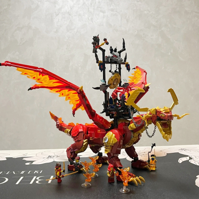 幻影忍者系列威猛源龙积木玩具