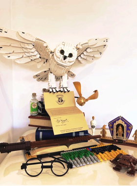 哈利波特系列经典藏品海德薇猫头鹰76391儿童益智拼装积木玩具