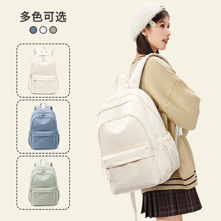 书包初中女生双肩包大学生高颜值轻便电脑背包高中生大容量旅行包