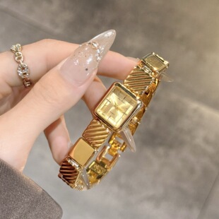 正品中古女士手表小巧精致轻奢高级感复古方形手链手表女气质新款