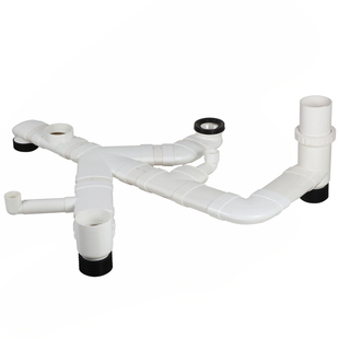 渠道型马桶移位器弯头三通配件下水管马桶移位蹲便/坐便器一分二