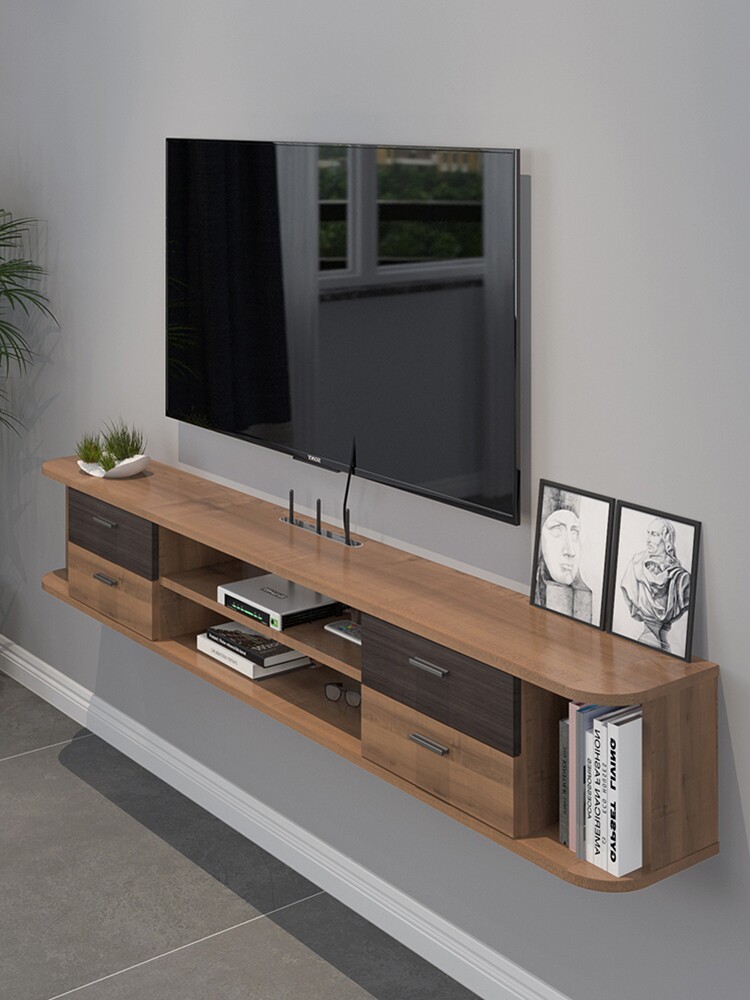 现代简约机顶盒壁挂式电视柜置物架悬挂式电视墙卧室客厅简易吊柜在类目 住宅家具, 柜类, 电视柜中 - 来自Buy2taobao.com提供专业的淘宝代购服务