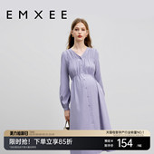 嫚熙孕妇装 早春高级感连衣裙显瘦遮腹外穿孕妇裙宽松孕妇待产裙