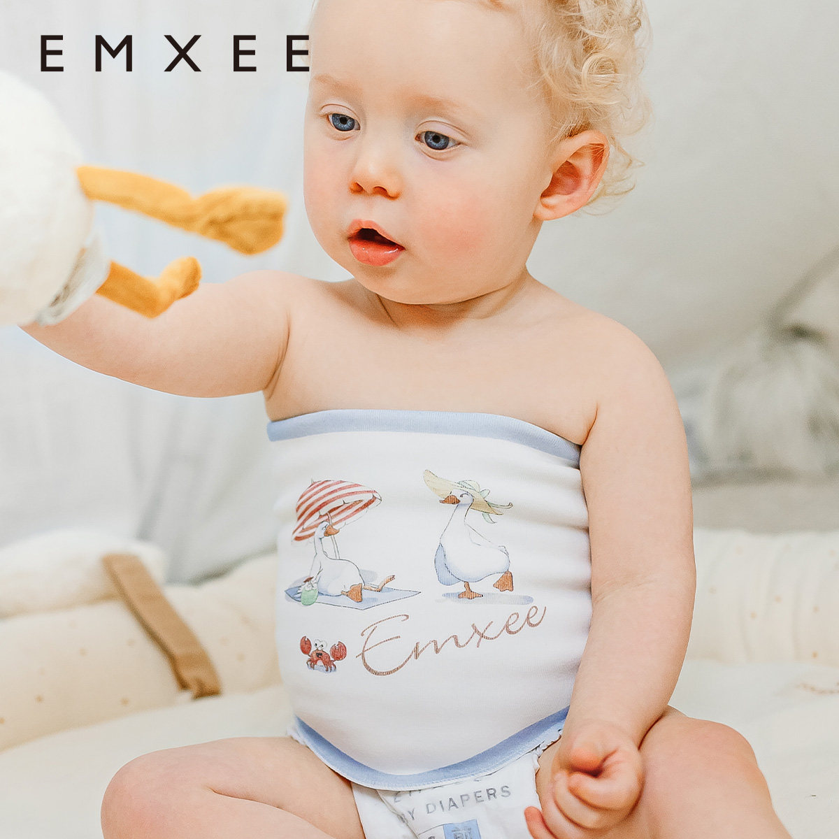 EMXEE嫚熙婴儿护肚围防着凉图片