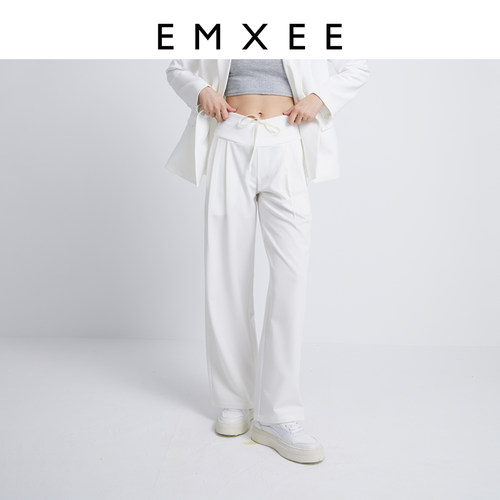 EMXEE嫚熙孕妇春秋季休闲裤