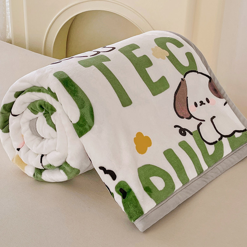牛奶珊瑚绒毛毯冬季空调毯毛巾被床上用毯子午睡办公室单人小盖毯