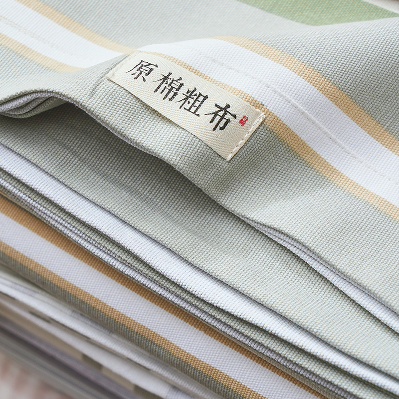 纯棉老粗布床单全棉裸睡被单