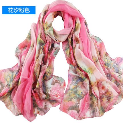 2017新款丝巾女春季百搭超大长款秋季秋冬季披肩围巾两用纱巾薄款