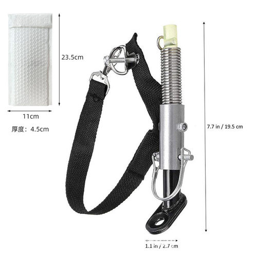 自行车拖车牵引头连接件连接器亲子拖车连接杆牵引杆后挂式配件