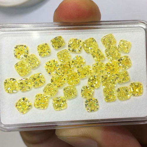 天然裸钻黄色钻石改款定制黄钻