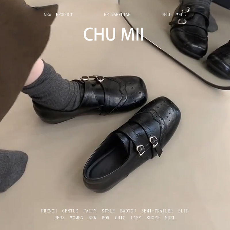 羊皮版~复古英伦风乐福鞋