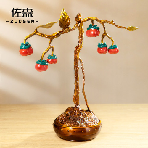 全黄铜事事如意摆件创意家居饰品