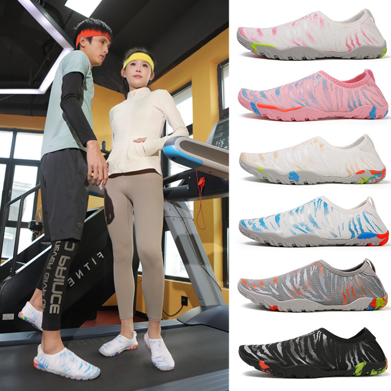 室内健身鞋男女跑步机专用静音跳操鞋子训练深蹲瑜伽鞋软底跳绳鞋