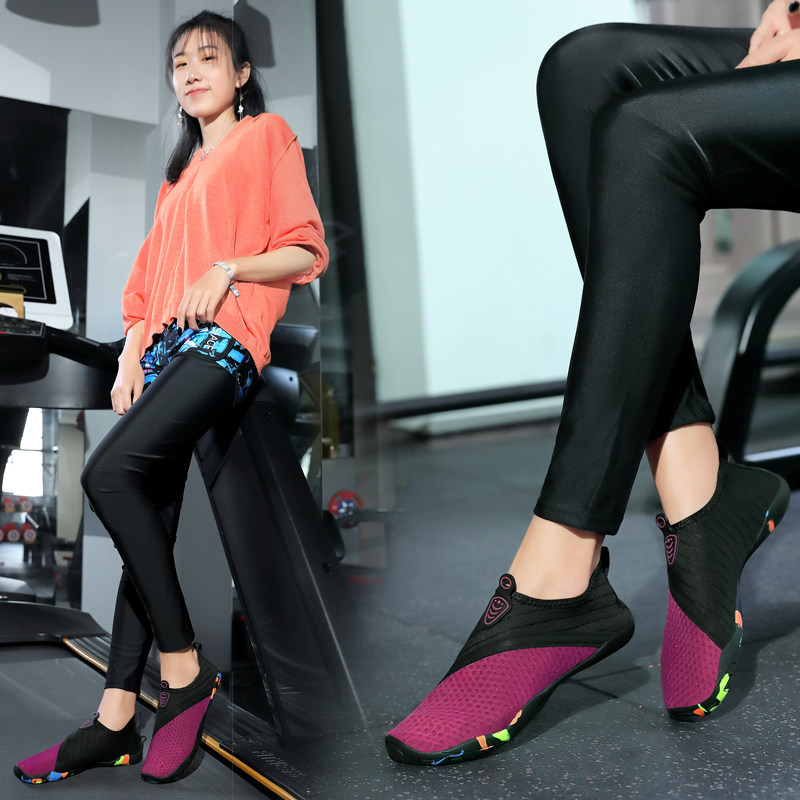 室内健身鞋男女跑步机专用鞋减震跳操瑜伽鞋女训练深蹲静音跳绳鞋