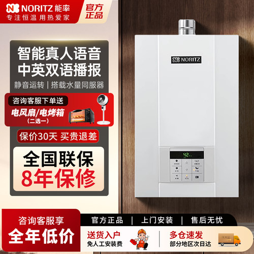 能率强排式水伺服恒温16升家用