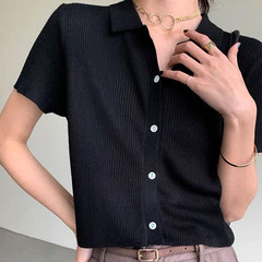 Summer new soft to heart ~ short Polo thin T-shirt