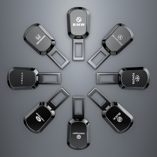 汽车安全带合金保险带延长接头车载后排安全戴卡扣固定器插带卡头