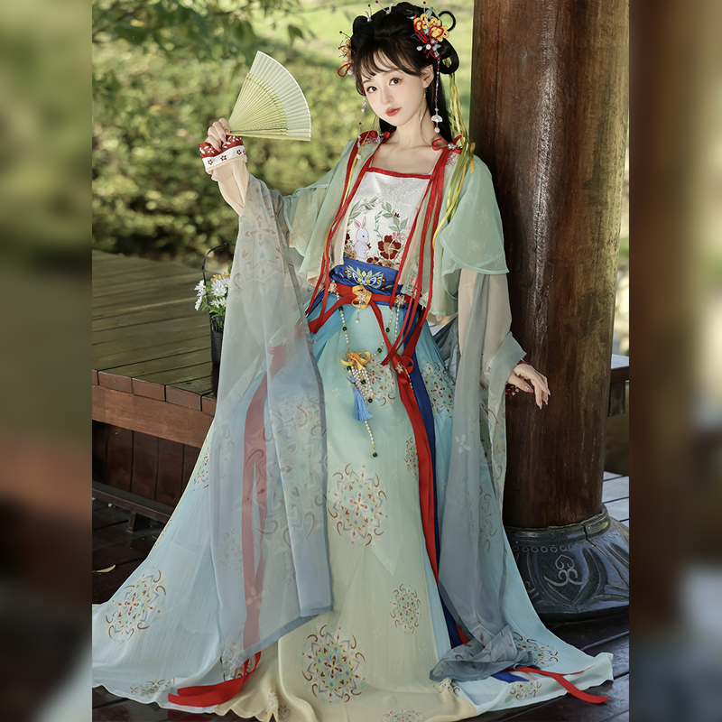 曹州莘月汉服女永夜妙言星河联名凌妙妙日常虞书欣古装同款齐腰裙