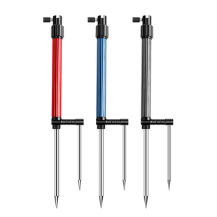 垂弦鱼竿支架地插多功能铝合金插地架杆炮台钓鱼野钓三合一拉饵盘