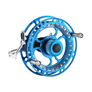 风火轮钓谷麦轮手拨轮前打竿专用全金属前打轮泄力八卦轮有声渔轮