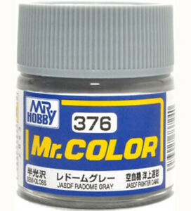 MR.HOBBY/郡仕 C376 JASDF战机用雷达罩灰色 10ml油性模型油漆