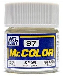 MR.HOBBY/郡仕 C97 浅灰色(灰色9号) 10ml油性模型油漆