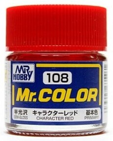 MR.HOBBY/郡仕 C108 特别红色 10ml油性模型油漆