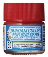 MR.HOBBY/郡仕 UG20 高达 RX-78-2 夏亚红色 10ml油性模型油漆