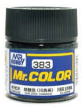 MR.HOBBY/郡仕 C383 川西系暗绿色 10ml油性模型漆