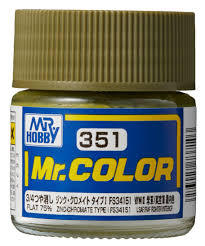 MR.HOBBY/郡仕 C351 二战英美系战机内部绿色 10ml油性模型油漆