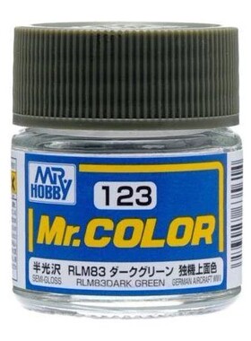 MR.HOBBY/郡仕 C123 RLM83暗绿色 10ml油性模型油漆