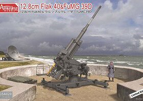Amusing 35A020 Flak40 12.8cm防空炮 & FuMG 39D