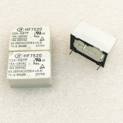HF7520-024-HSTP 24VDC 宏发继电器 16A/24V 现货可直拍