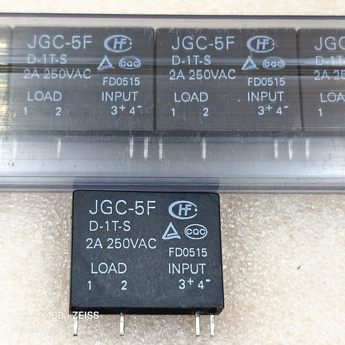 JGC-5F-D-1T-S  全新原装固态继电器 2A 250VAC 现货可直拍