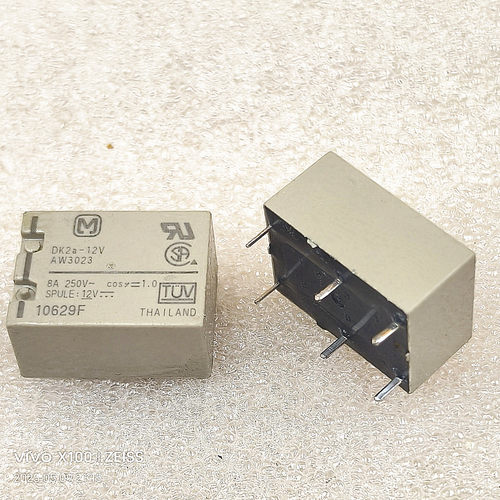 DK2a-12V 正品现货12VDC 两组常开 AW3023 8A 6脚 12V松下继电器
